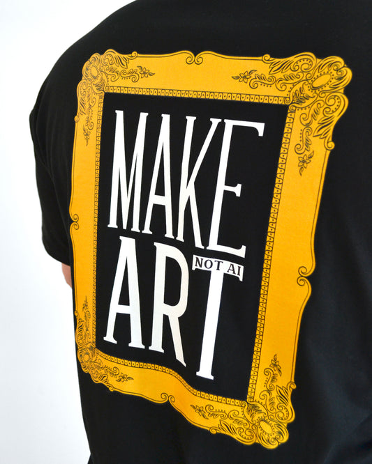 Make Art [Not AI] - Unisex Premium T-shirt