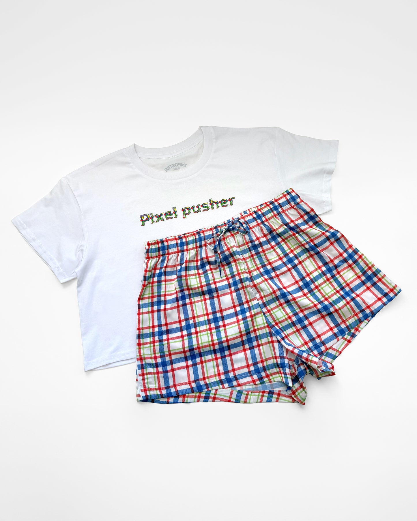 Designer's Plaid (RGB Edition) - Women's Pajama Shorts
